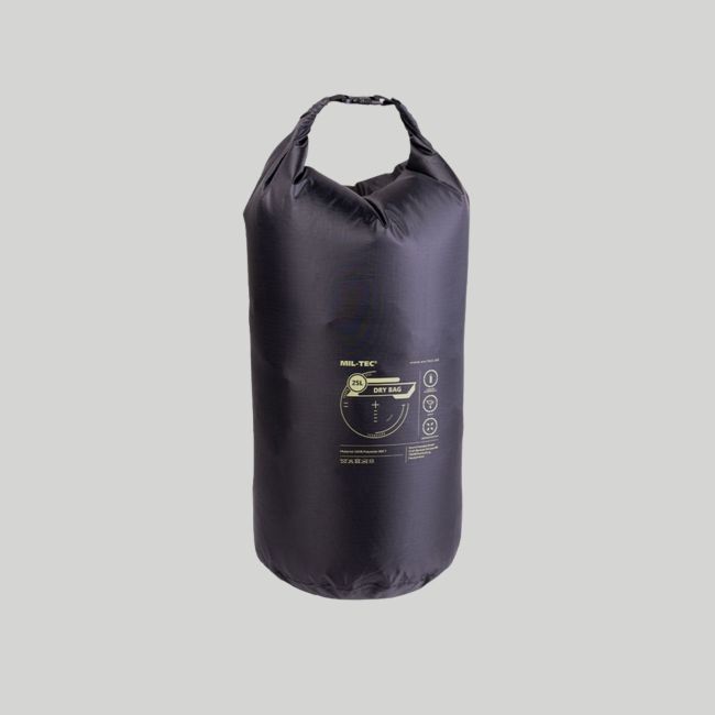 Bolsa de transporte impermeable 25L - Negro - Mil-Tec