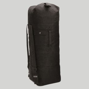 Borsa da viaggio con spallacci in cotone Marine US 75L - Nero - Mil-Tec