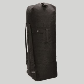 Sac de voyage avec bretelles en coton Marine US 75L - Noir - Mil-Tec