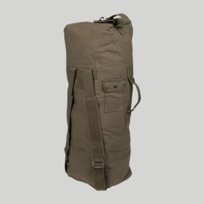 Bolsa de viaje con tirantes de algodón Marine US 75L - Verde Oliva - Mil-Tec