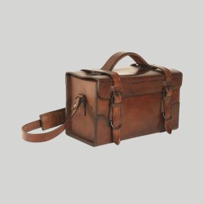 Sac en cuir avec sangle - Marron - Mil-Tec