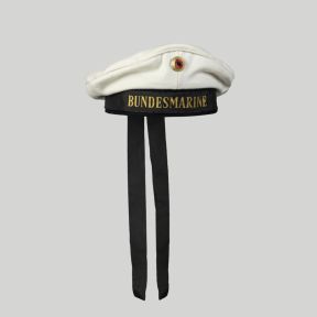Casquette de marine avec ruban BW - Blanc - Mil-Tec