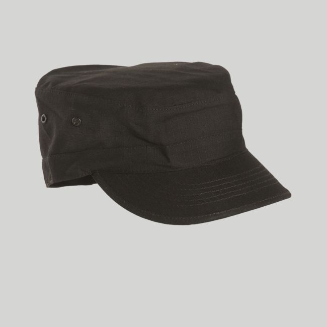 Casquette ripstop BDU US - Noir - Mil-Tec
