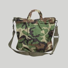 Mochila para casco de piloto US con correas - Woodland - Mil-Tec