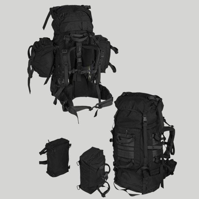 Rucksack Teesar 100L - Schwarz - Mil-Tec