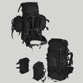 Rucksack Teesar 100L - Schwarz - Mil-Tec