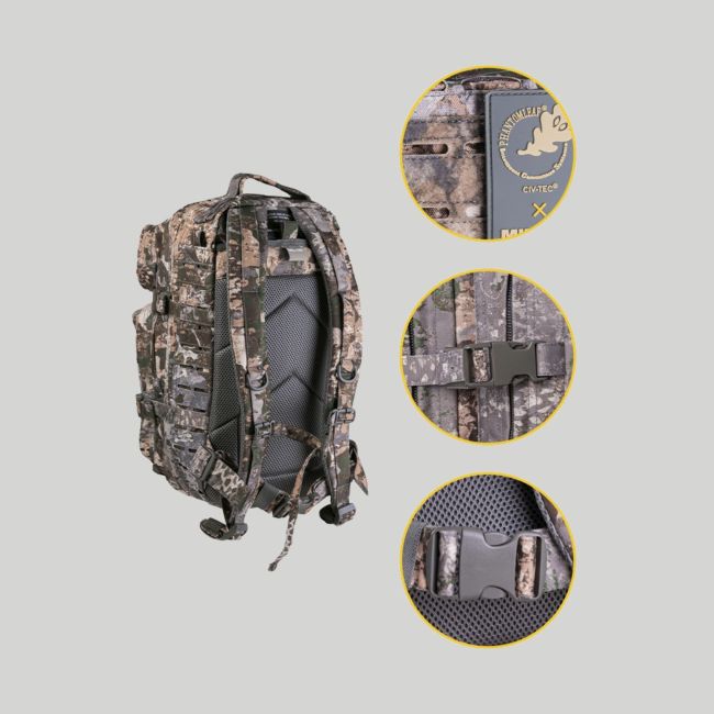 Mochila US Assault 20L Laser Cut - Wasp Z1B - Mil-Tec