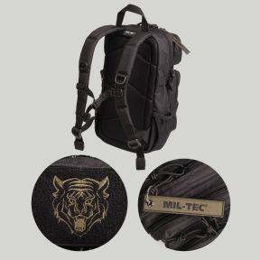 Kinder-Rucksack US Assault 14L - Schwarz - Mil-Tec