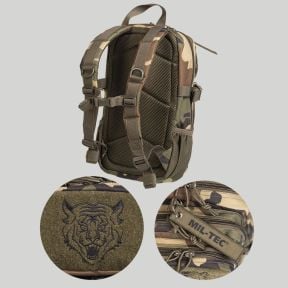 Kinder-Rucksack US Assault 14L - Woodland - Mil-Tec