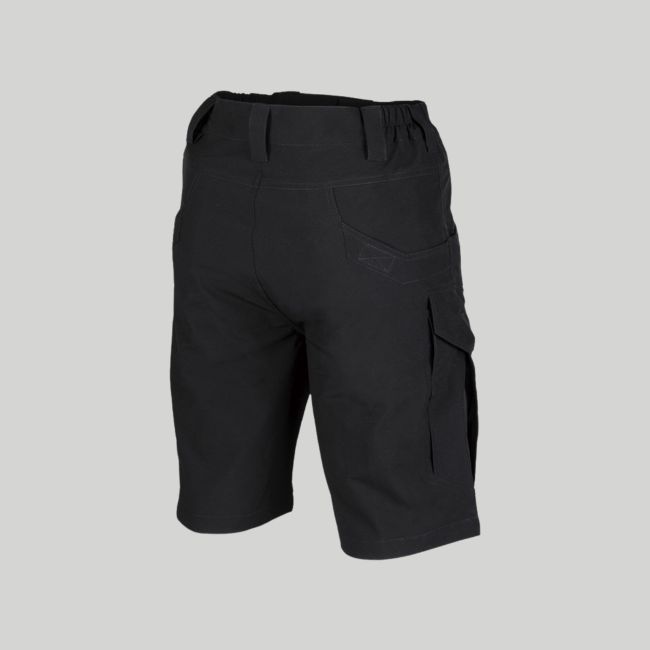 Elastische Assault-short - Zwart - Mil-Tec