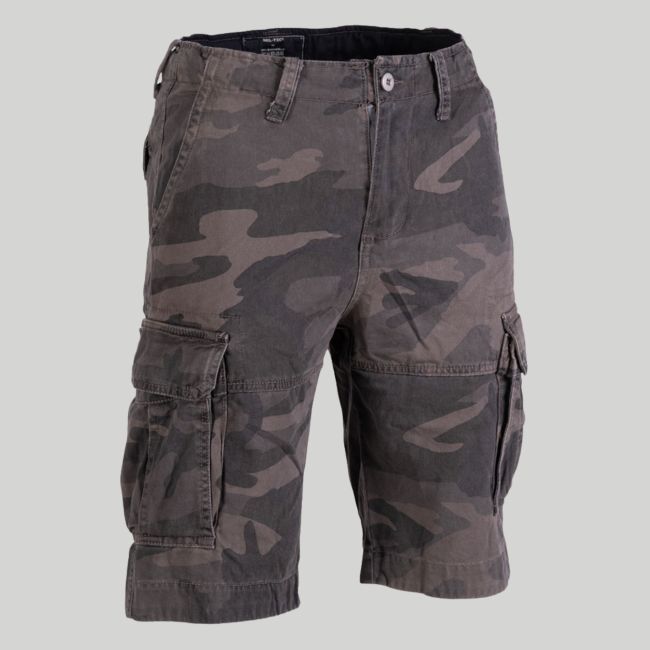 Short Vintage desgastado - Camo Oscuro - Mil-Tec