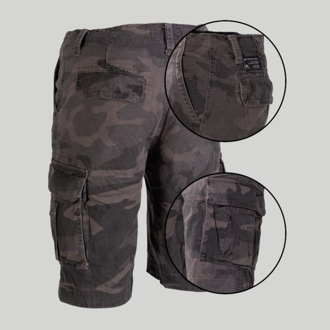 Short Vintage verwaschen - Dunkle Tarn - Mil-Tec