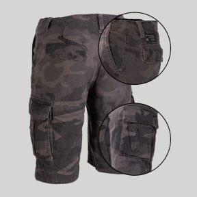 Short Vintage délavé - Camo Foncé - Mil-Tec