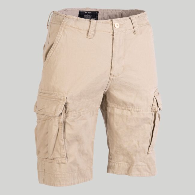 Short Vintage délavé - Khaki - Mil-Tec