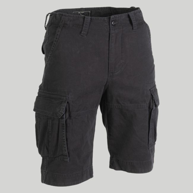 Short Vintage desgastado - Negro - Mil-Tec