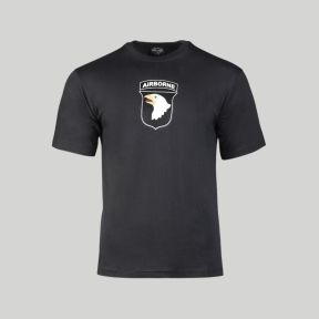 T-shirt 101st Airborne - Preto - Mil-Tec