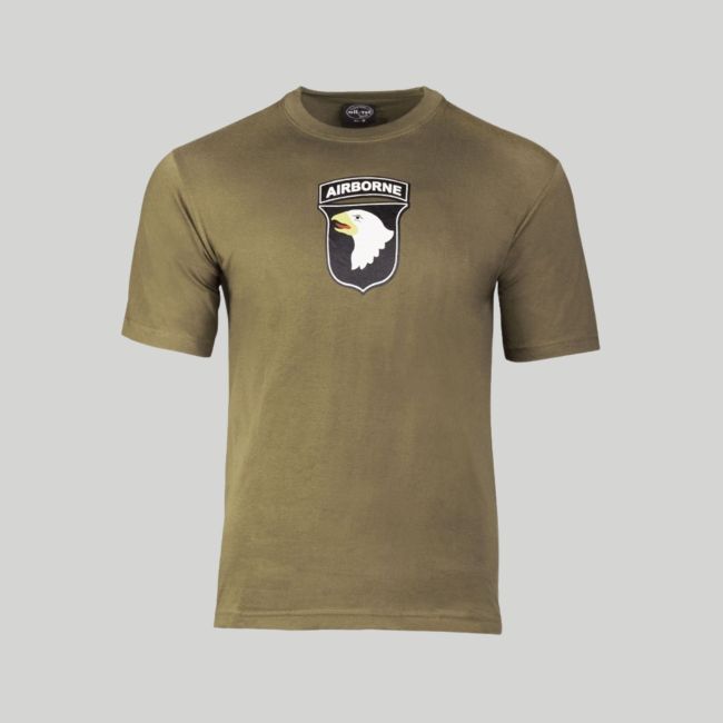 T-shirt 101st Airborne - Olivgrün - Mil-Tec