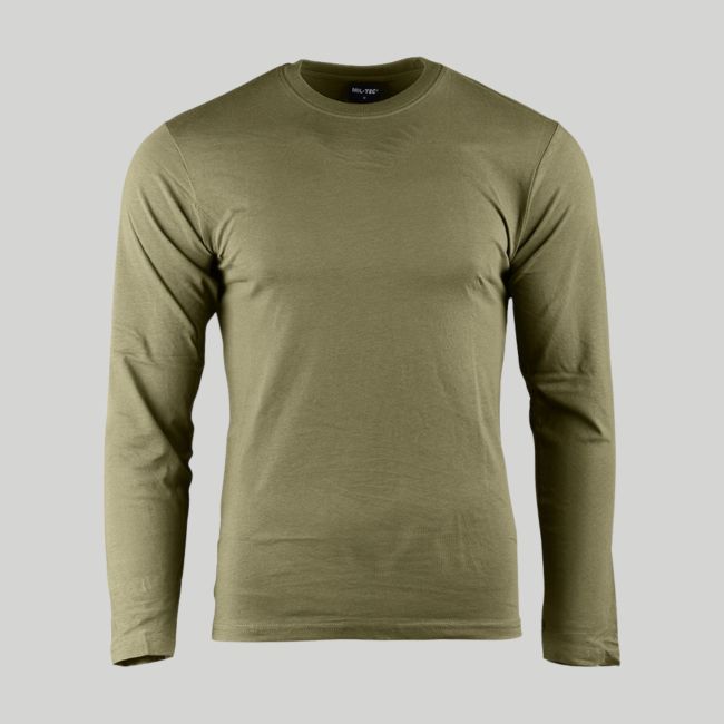 T-shirt z długim rękawem - Oliwkowy - Mil-Tec