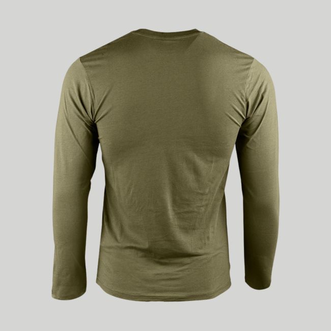 T-shirt a maniche lunghe - Verde Oliva - Mil-Tec