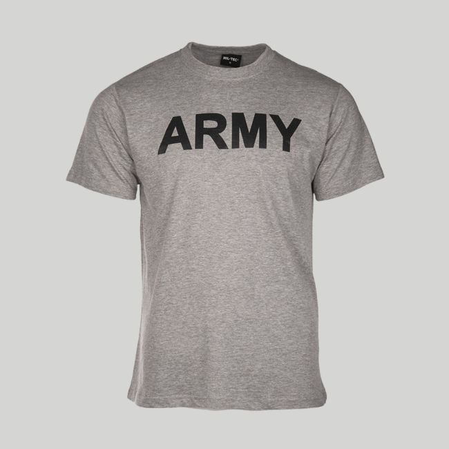 T-shirt Army - Szary - Mil-Tec