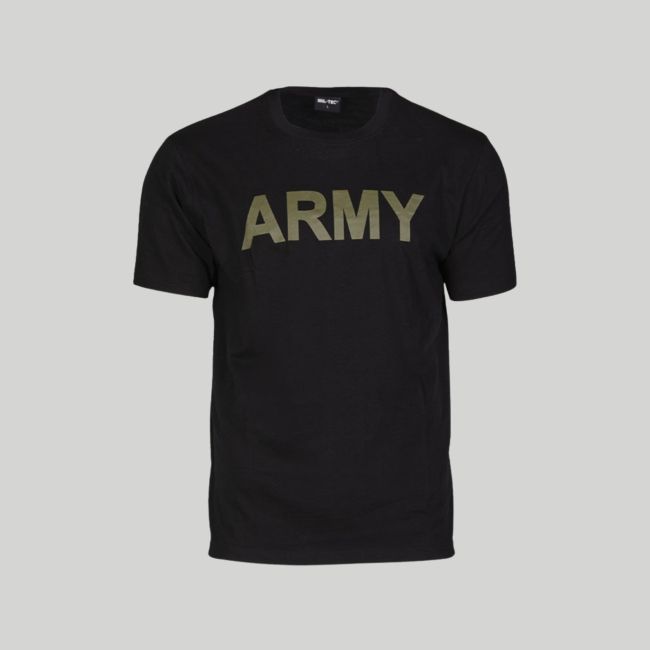 Camiseta Army - Negro - Mil-Tec