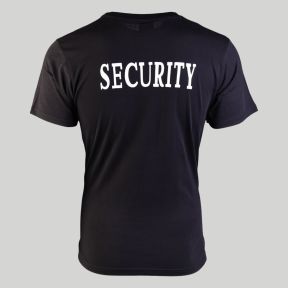 Camiseta Security - Negro - Mil-Tec