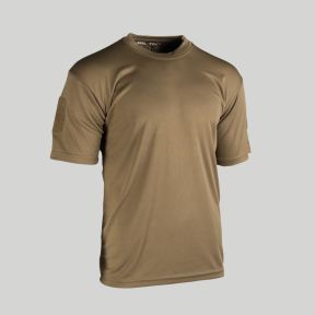 T-shirt taktyczny Quick Dry - Ciemny Coyote - Mil-Tec
