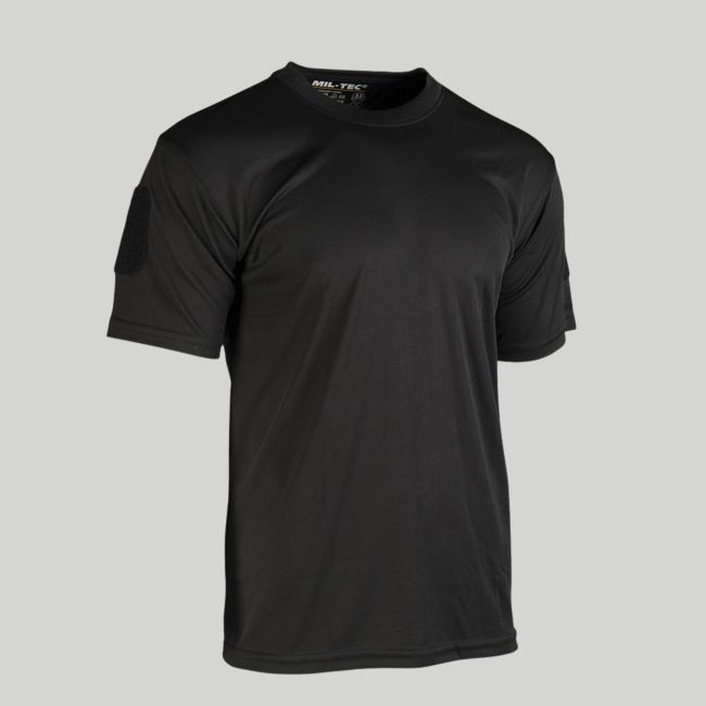 Taktisches T-Shirt Quick Dry - Schwarz - Mil-Tec