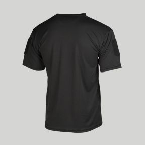 T-shirt tática Quick Dry - Preto - Mil-Tec