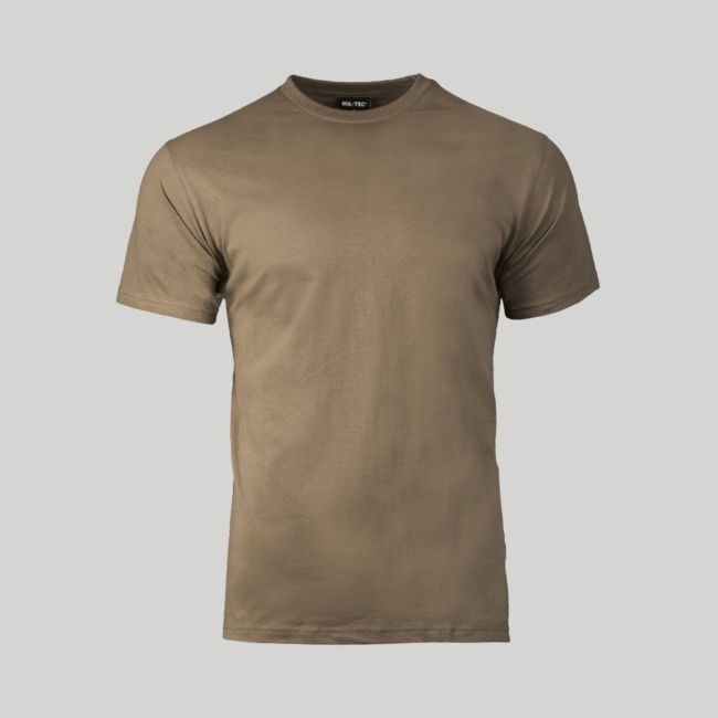 T-shirt US style - Donker Coyote - Mil-Tec