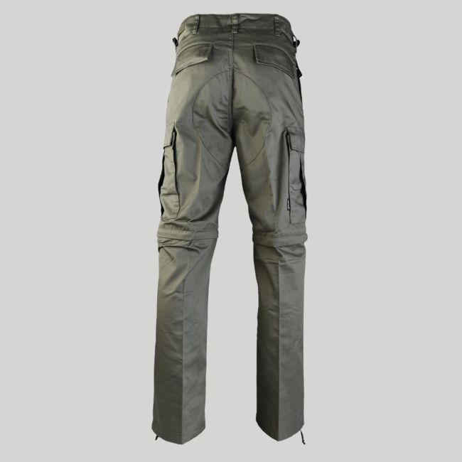 Calças com fecho de correr BDU - Verde Oliva - Mil-Tec