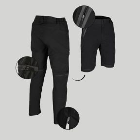 Pantalón con cremallera Performance - Negro - Mil-Tec