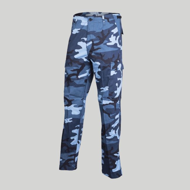 Calças BDU US Ranger - Camo Azul - Mil-Tec