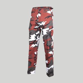 Pantalón BDU US Ranger - Camo Rojo - Mil-Tec