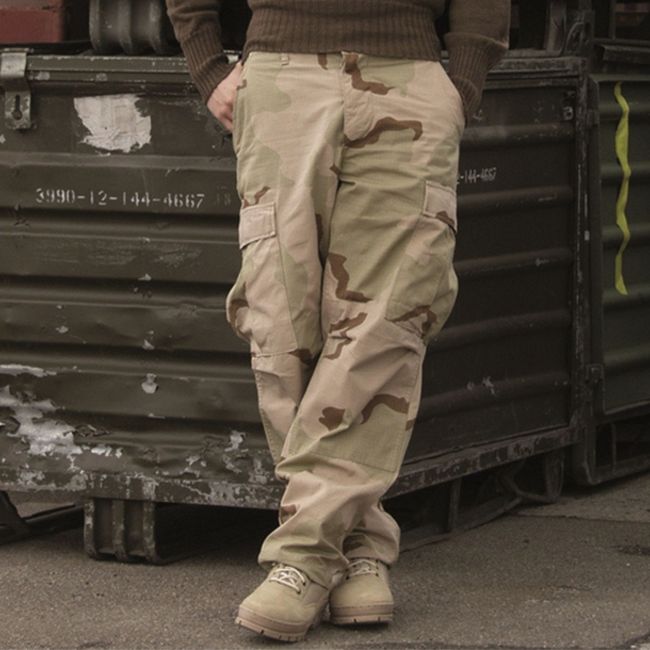 Ripstop BDU US broek - Woestijn Camo - Mil-Tec