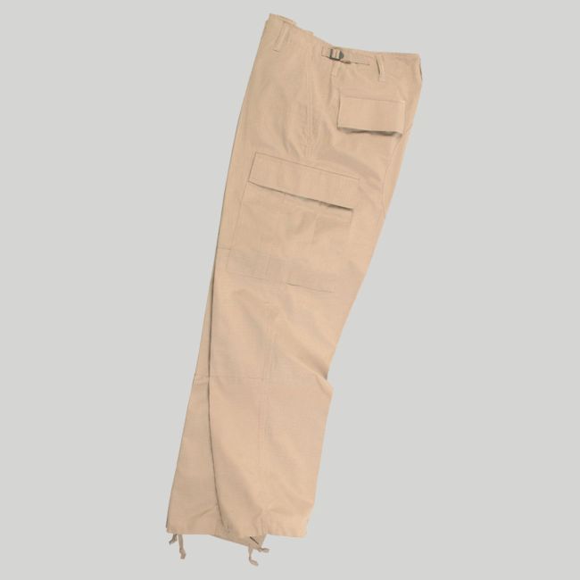 Calças ripstop BDU US - Khaki - Mil-Tec