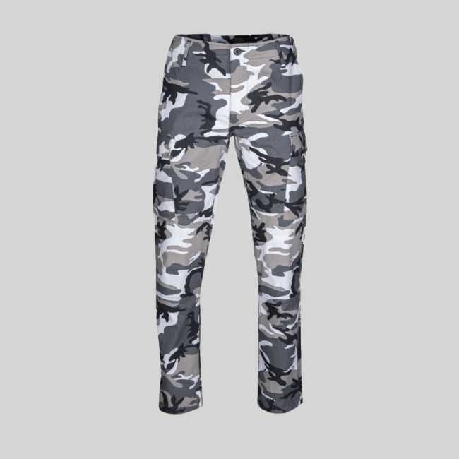 Calças ripstop slim BDU US - Camo Urbano - Mil-Tec