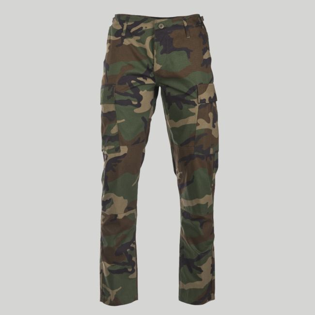 Pantalon ripstop slim BDU US - Woodland - Mil-Tec