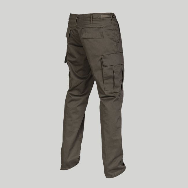 Spodnie straight BDU US Ranger - Zielony Oliwkowy - Mil-Tec