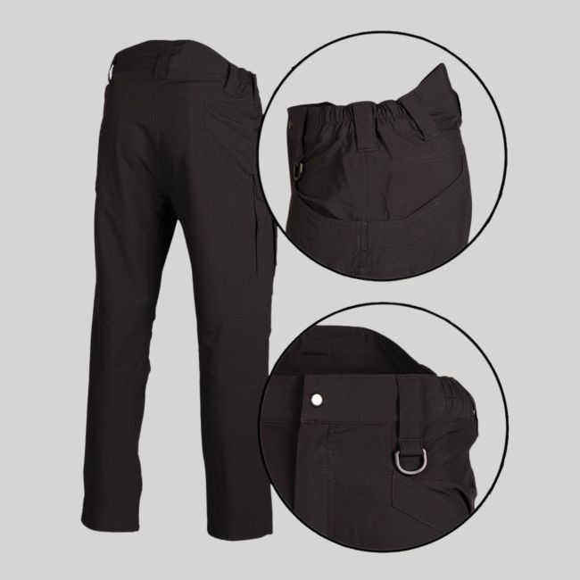 Calça tática Assault - Preto - Mil-Tec