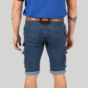 Bermuda de travail BOLT - Bleu - Nine Worths