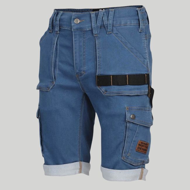 Bermuda da lavoro BOLT - Raw Jean - Nine Worths