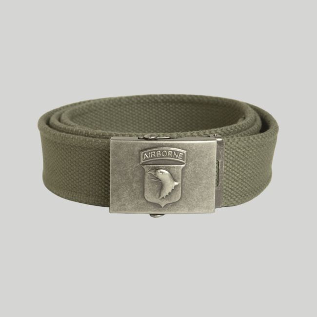 Cinturón con hebilla Airborne 40mm - Verde Oliva - Mil-Tec
