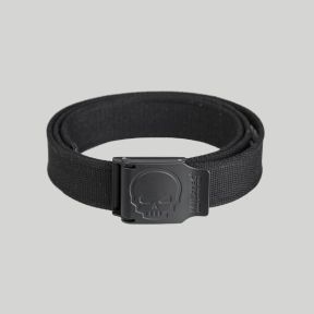 Cinturón con hebilla Skull 40mm - Negro - Mil-Tec