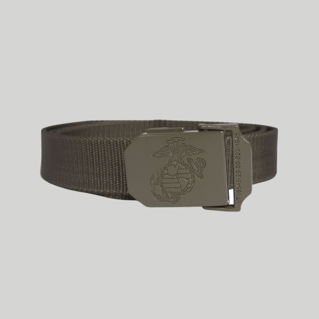 Pas płócienny USMC 30mm - Zielony Oliwkowy - Mil-Tec