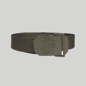 Stoffen USMC-riem 30mm - Olijfgroen - Mil-Tec