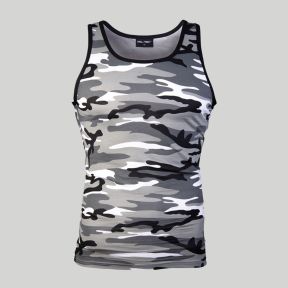 Camisola de alças em algodão - Camo Urbano - Mil-Tec