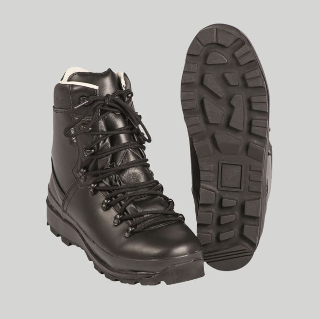 Buty alpejskie BW - Czarny - Mil-Tec