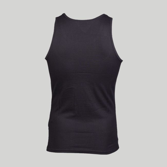 Camisola de alças em algodão - Preta - Mil-Tec