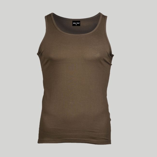 Baumwoll-Tanktop - Olivgrün - Mil-Tec